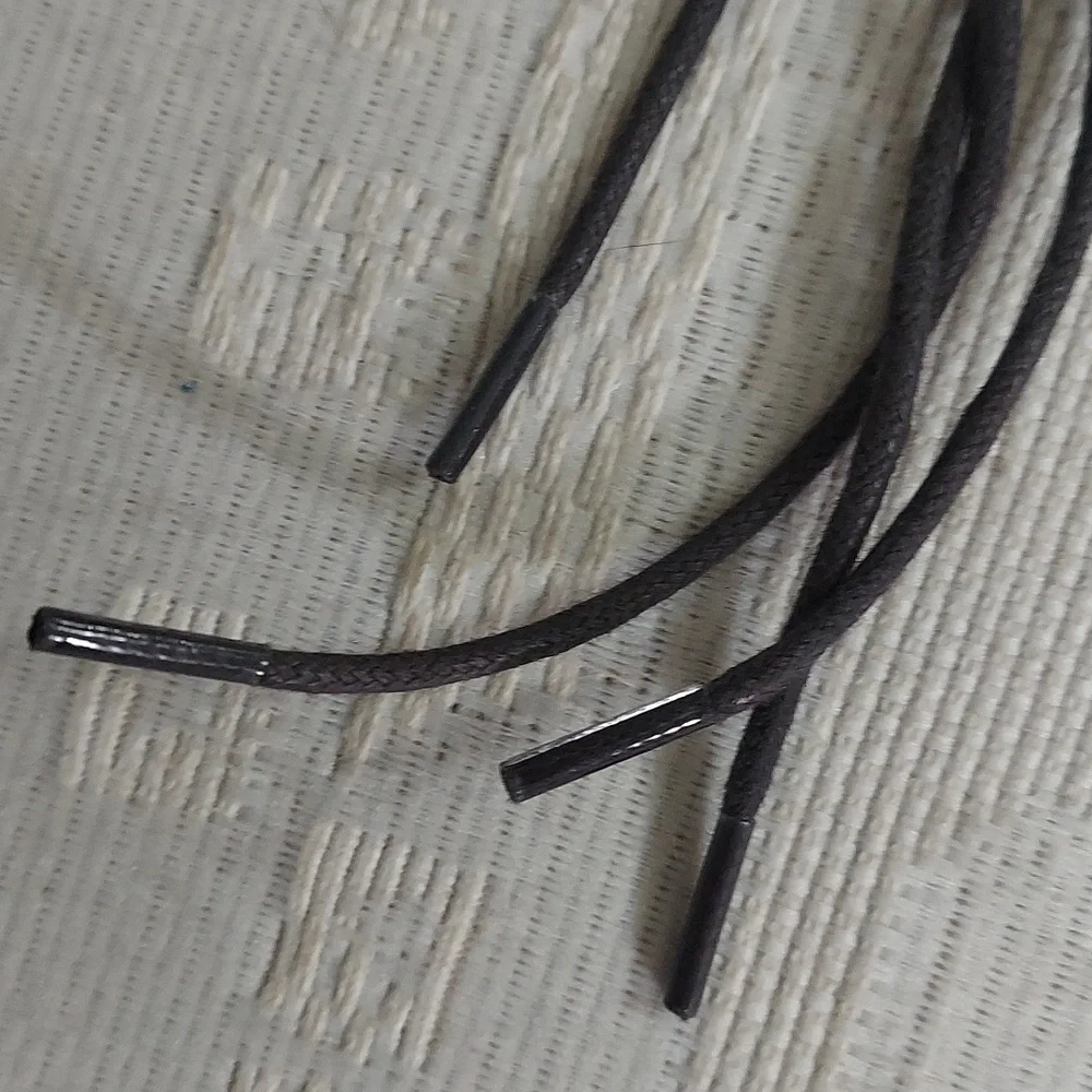 2pc Banana Republic Grey Leather Necklace Cords New
